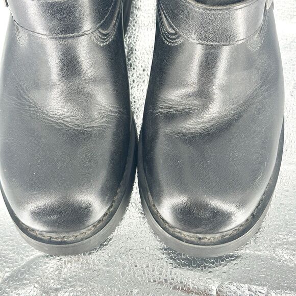 Harley Davidson Men's Black Leather Mega Conductor Motorcycle Boots Size 7.5 - Picture 5 of 16